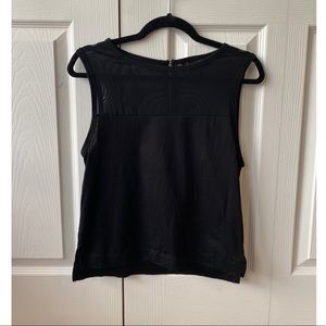Banana Republic Black Mesh Top - Never Worn!